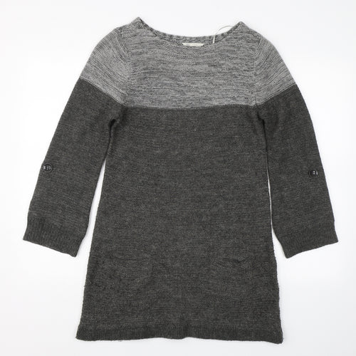 BHS Womens Grey  Knit Pullover Jumper Size 10