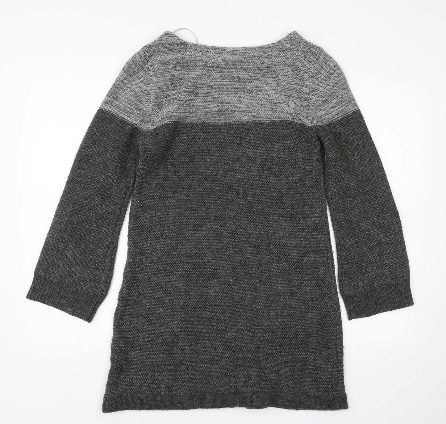 BHS Womens Grey  Knit Pullover Jumper Size 10