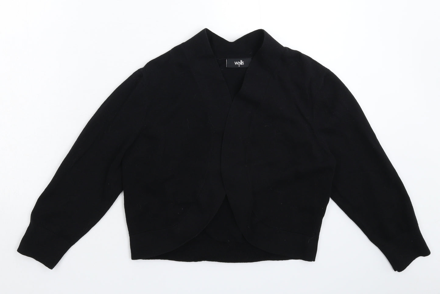 Wallis Womens Black  Knit Cardigan Jumper Size M