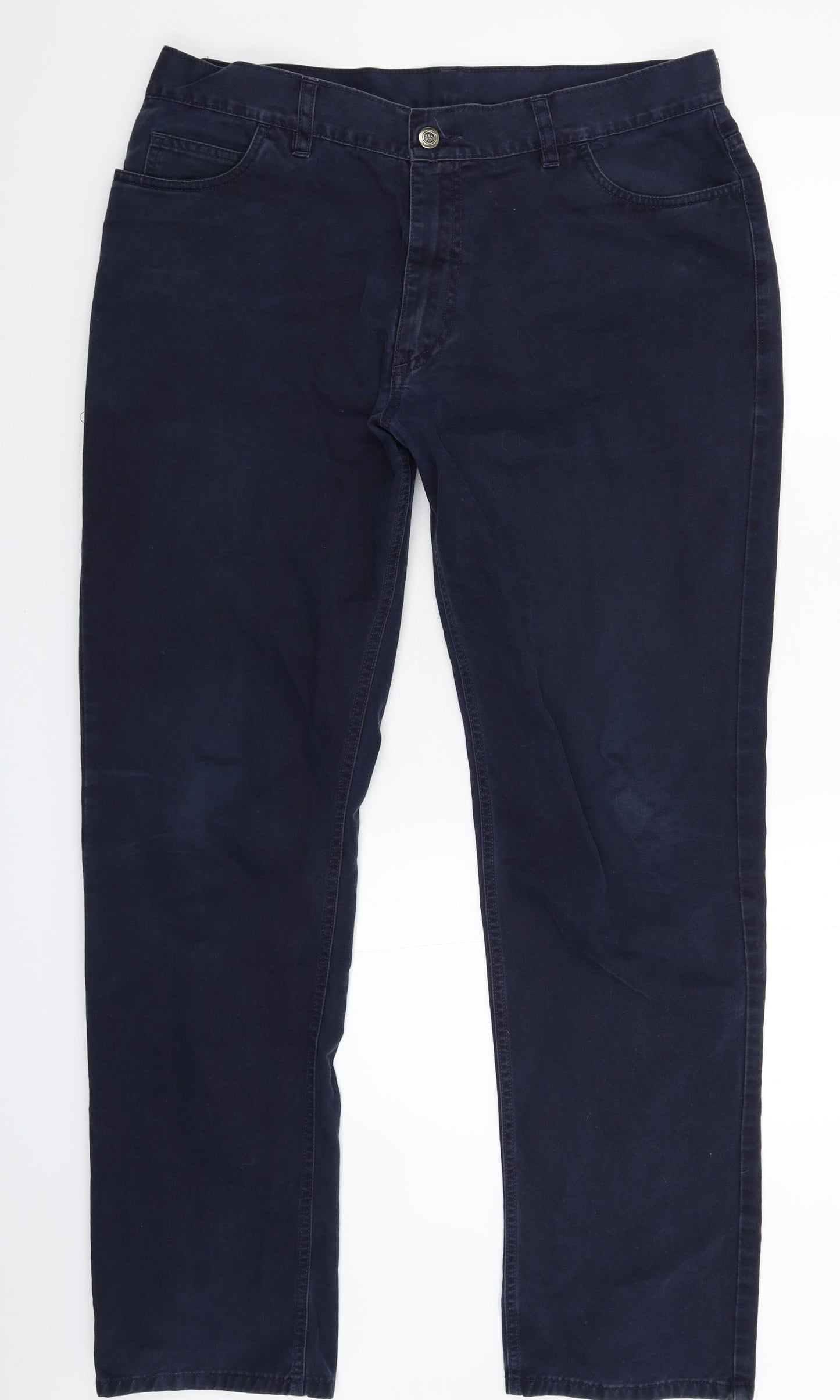 Gunn Hill Mens Blue  Denim Straight Jeans Size 38 L32 in