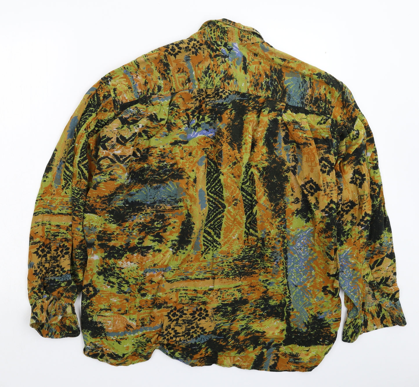 Preworn Mens Multicoloured    Button-Up Size L