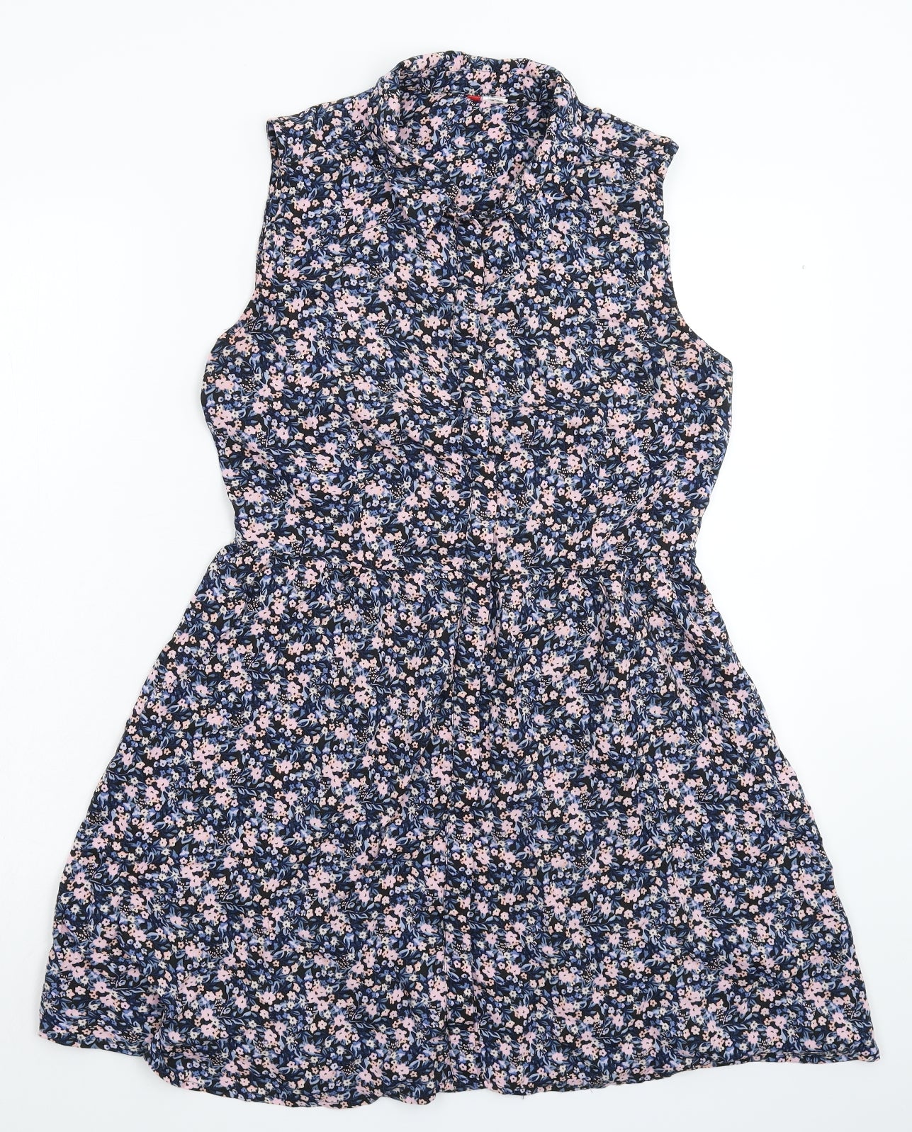 H&M Womens Multicoloured Floral  Fit & Flare  Size M