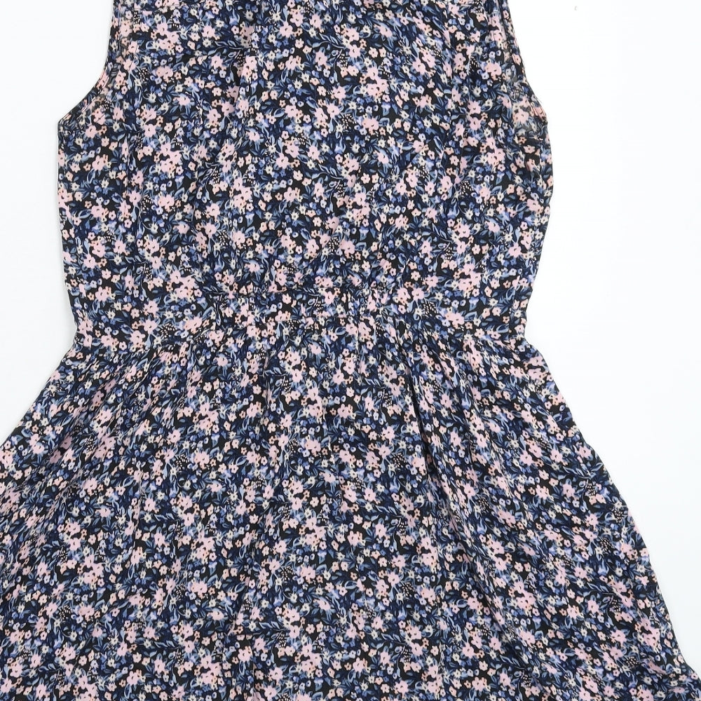 H&M Womens Multicoloured Floral  Fit & Flare  Size M