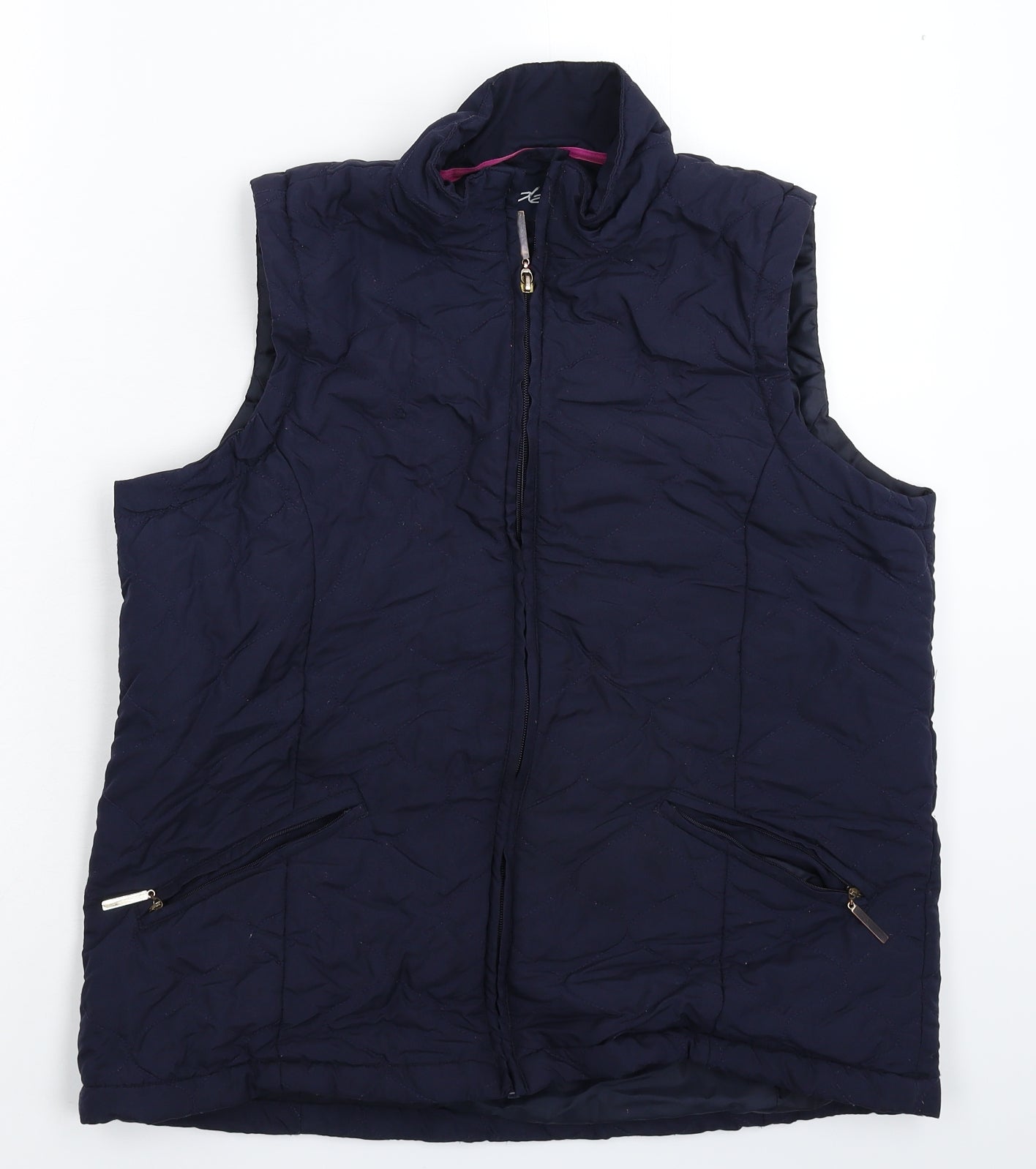 DASH Womens Blue   Gilet Jacket Size 14