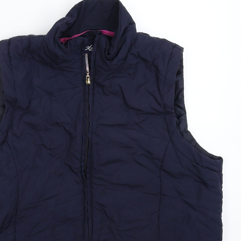 DASH Womens Blue   Gilet Jacket Size 14