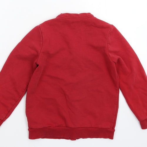 TU Boys Red   Track Jacket Jacket Size 6 Years
