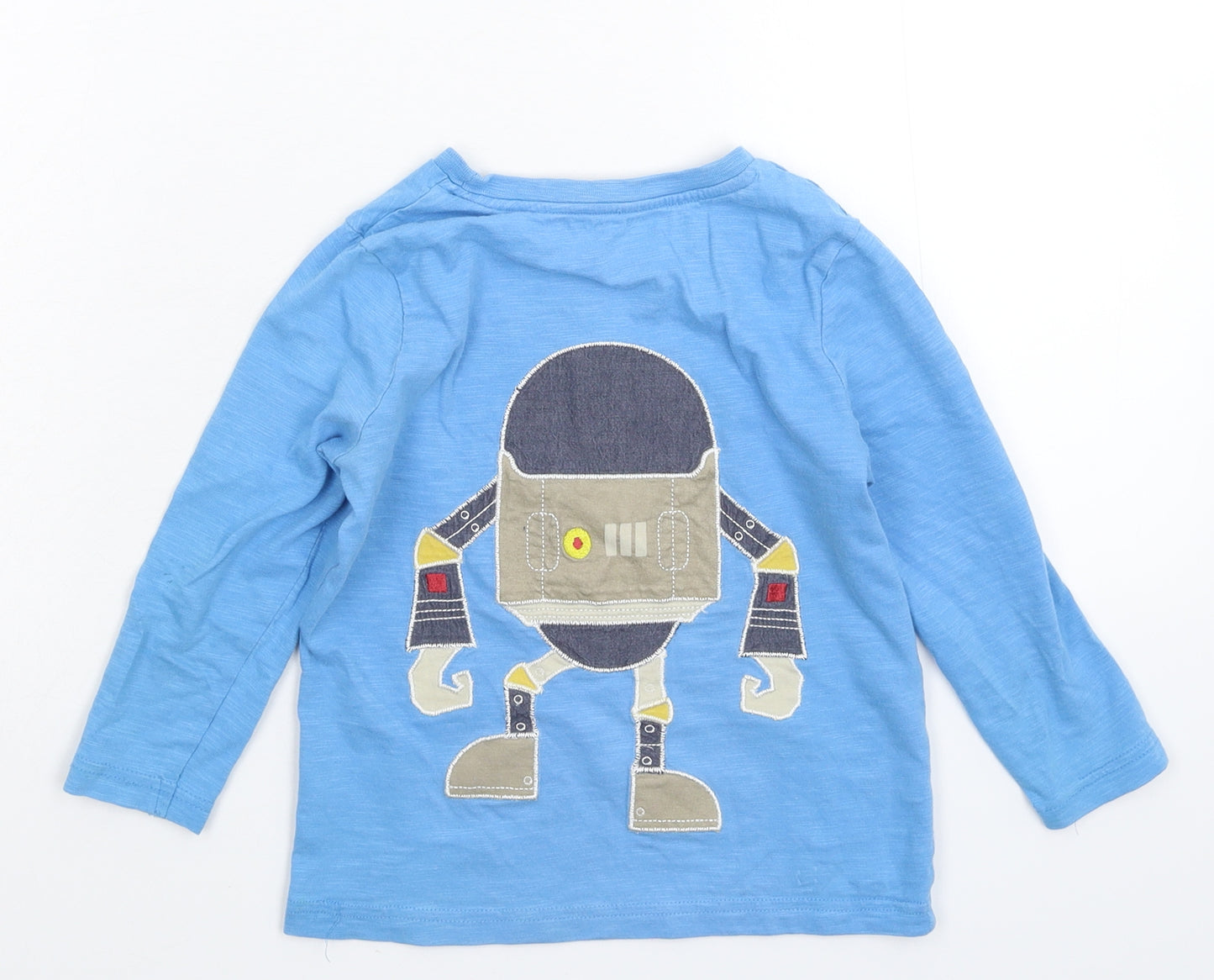 Nutmeg Boys Blue   Basic T-Shirt Size 3-4 Years