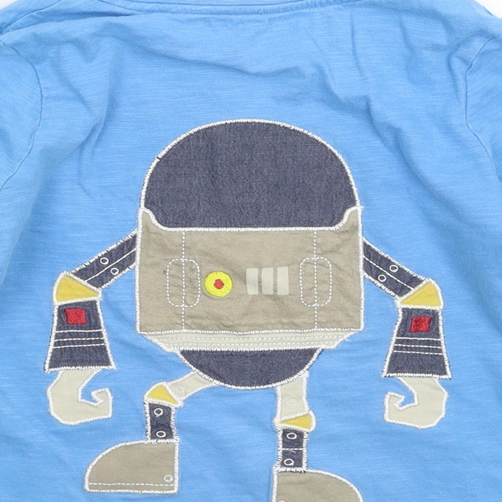 Nutmeg Boys Blue   Basic T-Shirt Size 3-4 Years