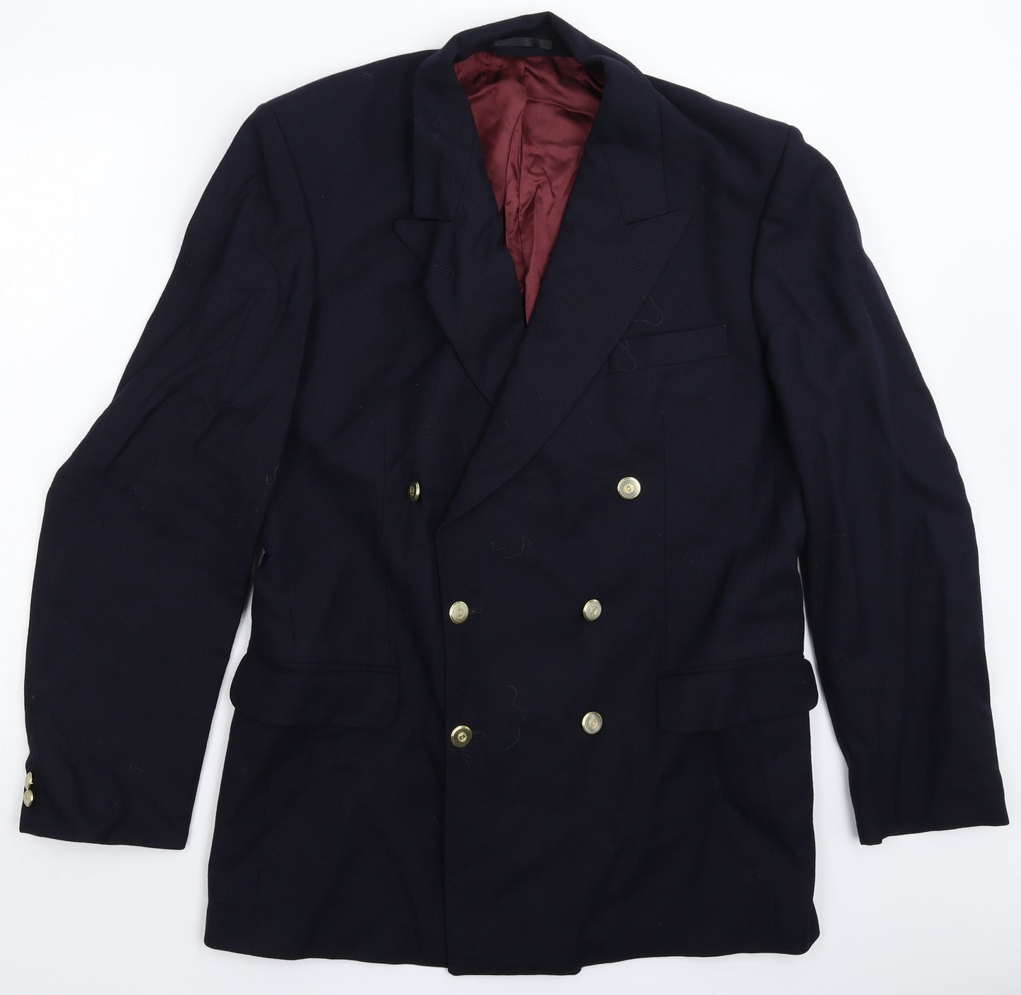 Maggee Mens Blue   Jacket Suit Jacket Size 40