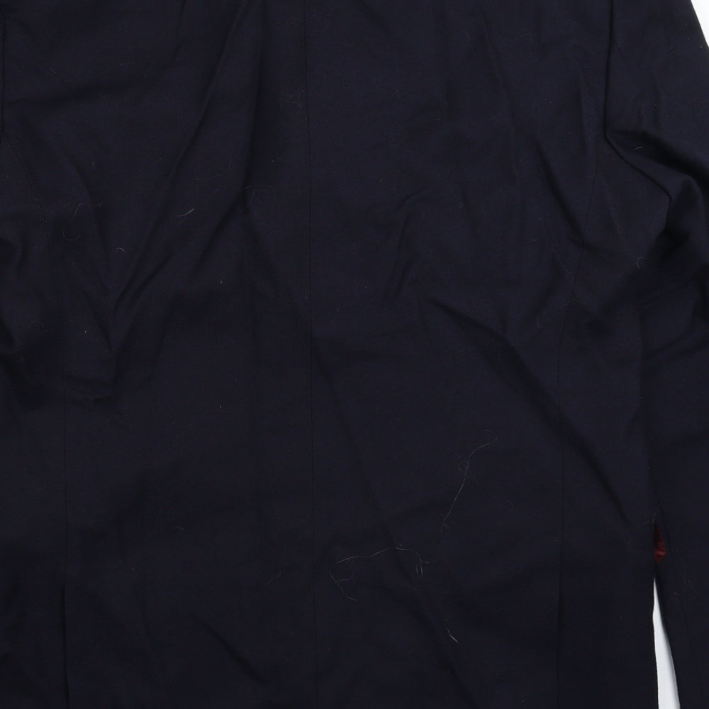 Maggee Mens Blue   Jacket Suit Jacket Size 40