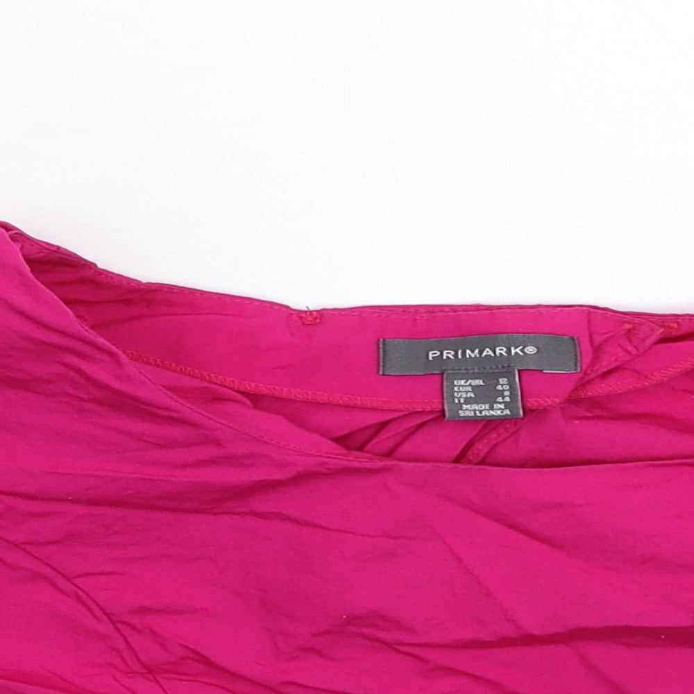 Primark Womens Purple   Cropped T-Shirt Size 12