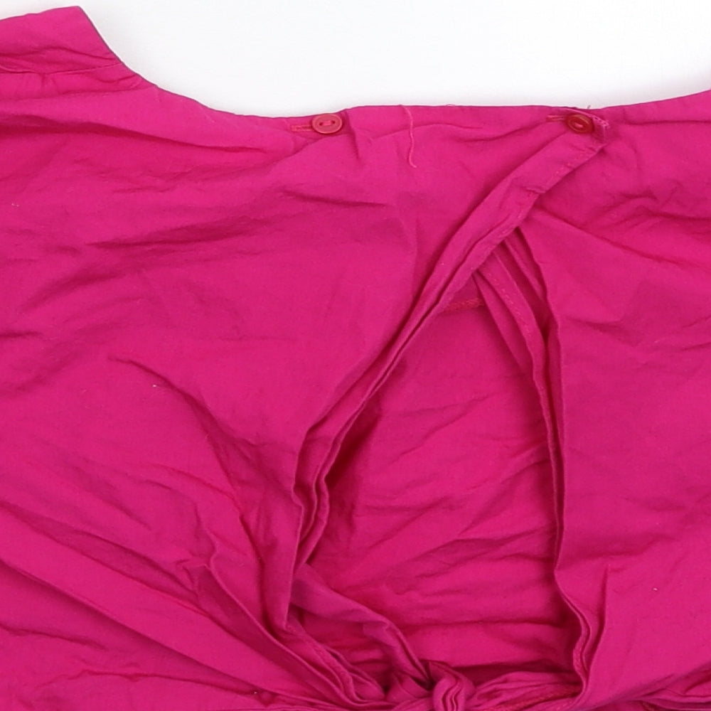 Primark Womens Purple   Cropped T-Shirt Size 12