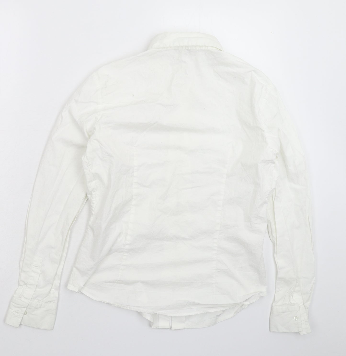 Hobbs Womens White   Basic Button-Up Size 12