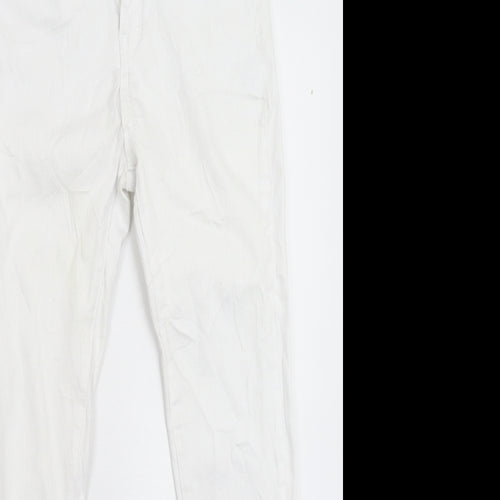 Blue Rays Womens White  Denim Skinny Jeans Size 28 in L27 in