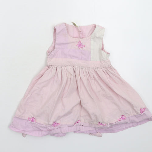 Tiny Ted Girls Pink   Fit & Flare  Size 18-24 Months