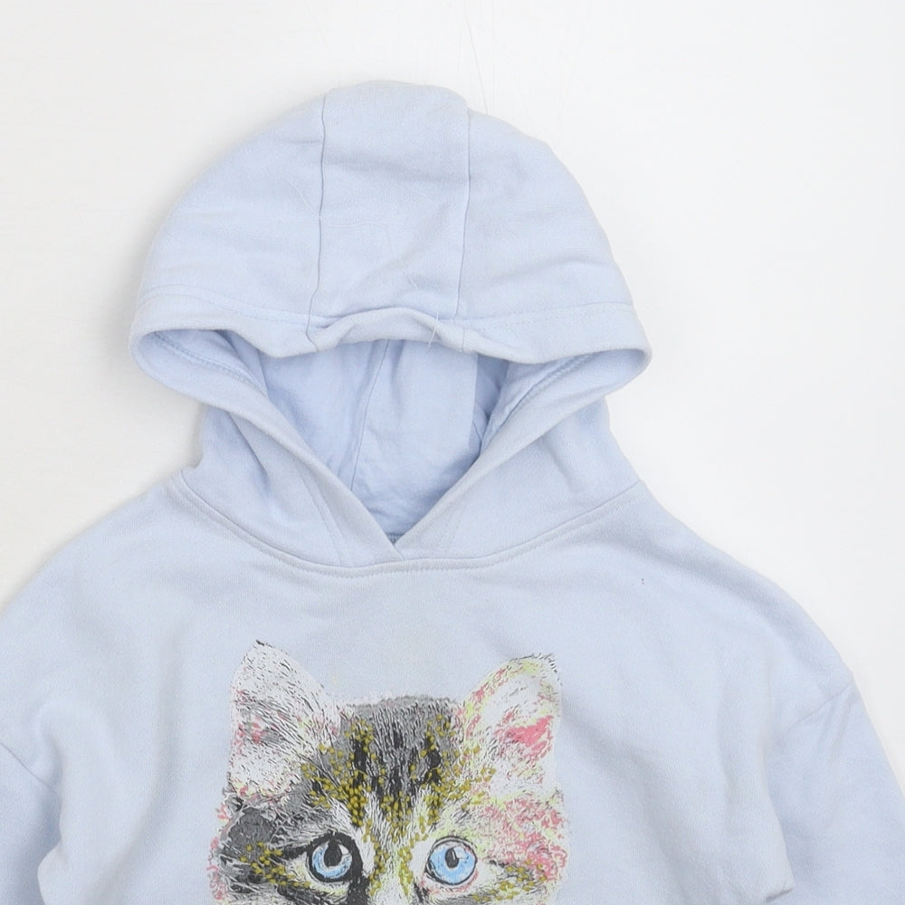 NEXT Girls Blue   Pullover Hoodie Size 2-3 Years