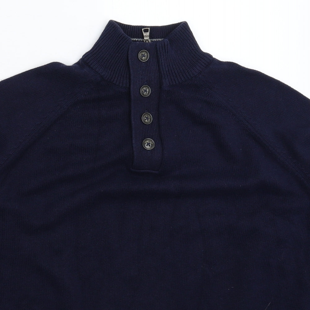 Marks and Spencer Mens Blue  Knit Pullover Jumper Size M