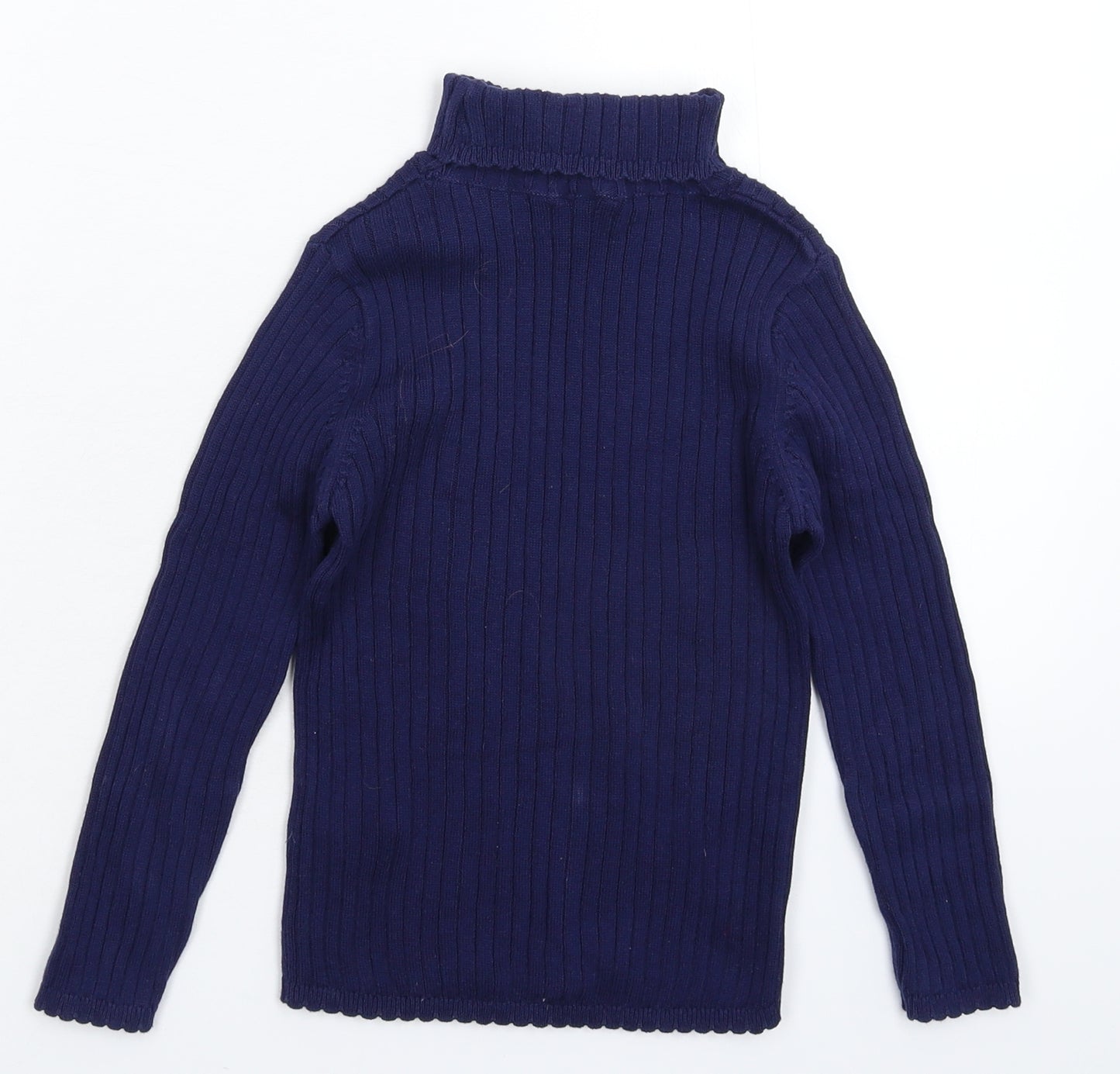 TU Girls Blue  Knit Pullover Jumper Size 4-5 Years