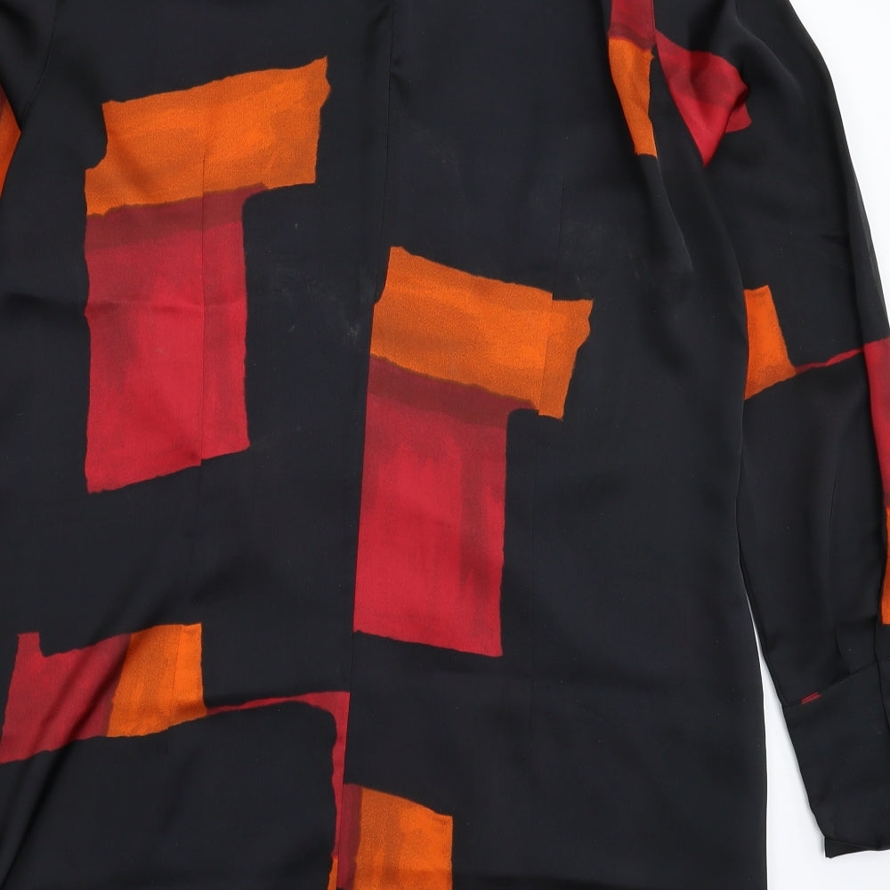 Taifun Womens Black Geometric  Shirt Dress  Size 16