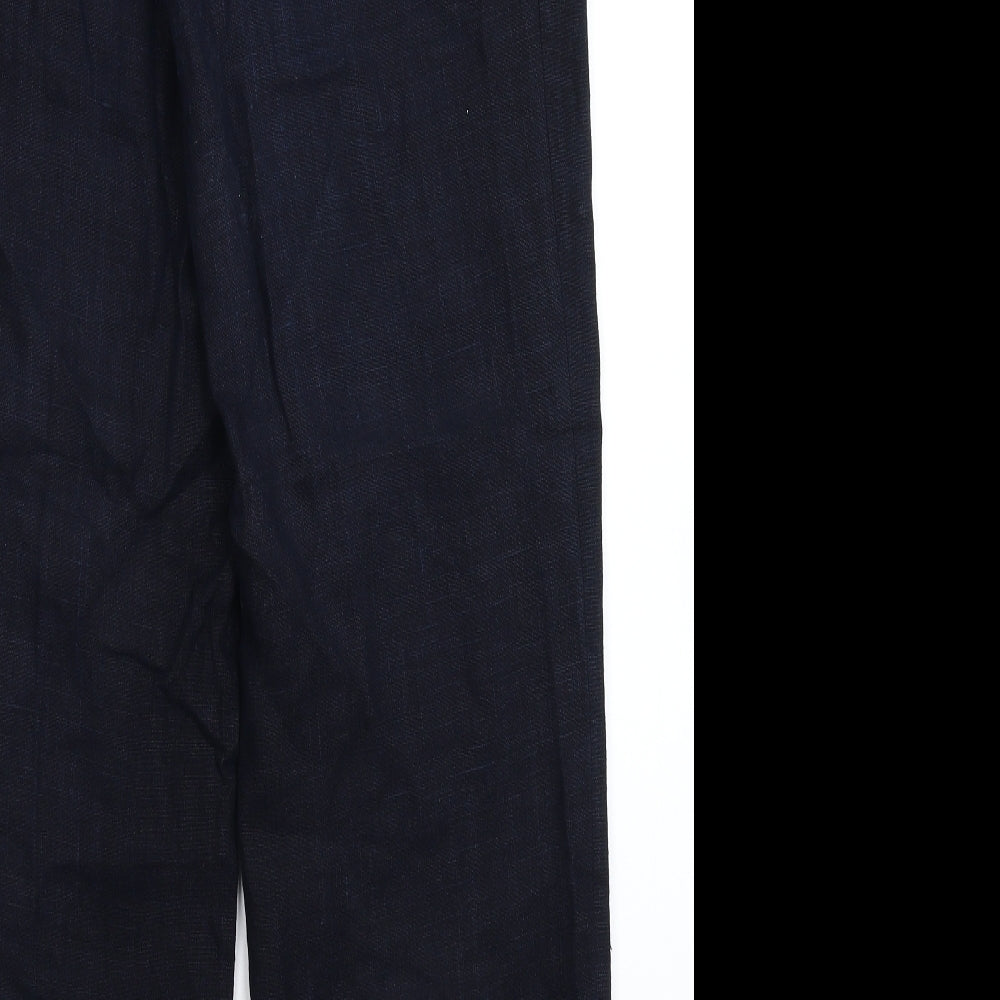 Austin Reed Womens Blue   Trousers  Size 10 L29 in