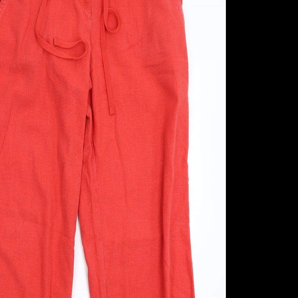 NEXT Womens Red   Trousers  Size 10 L29 in