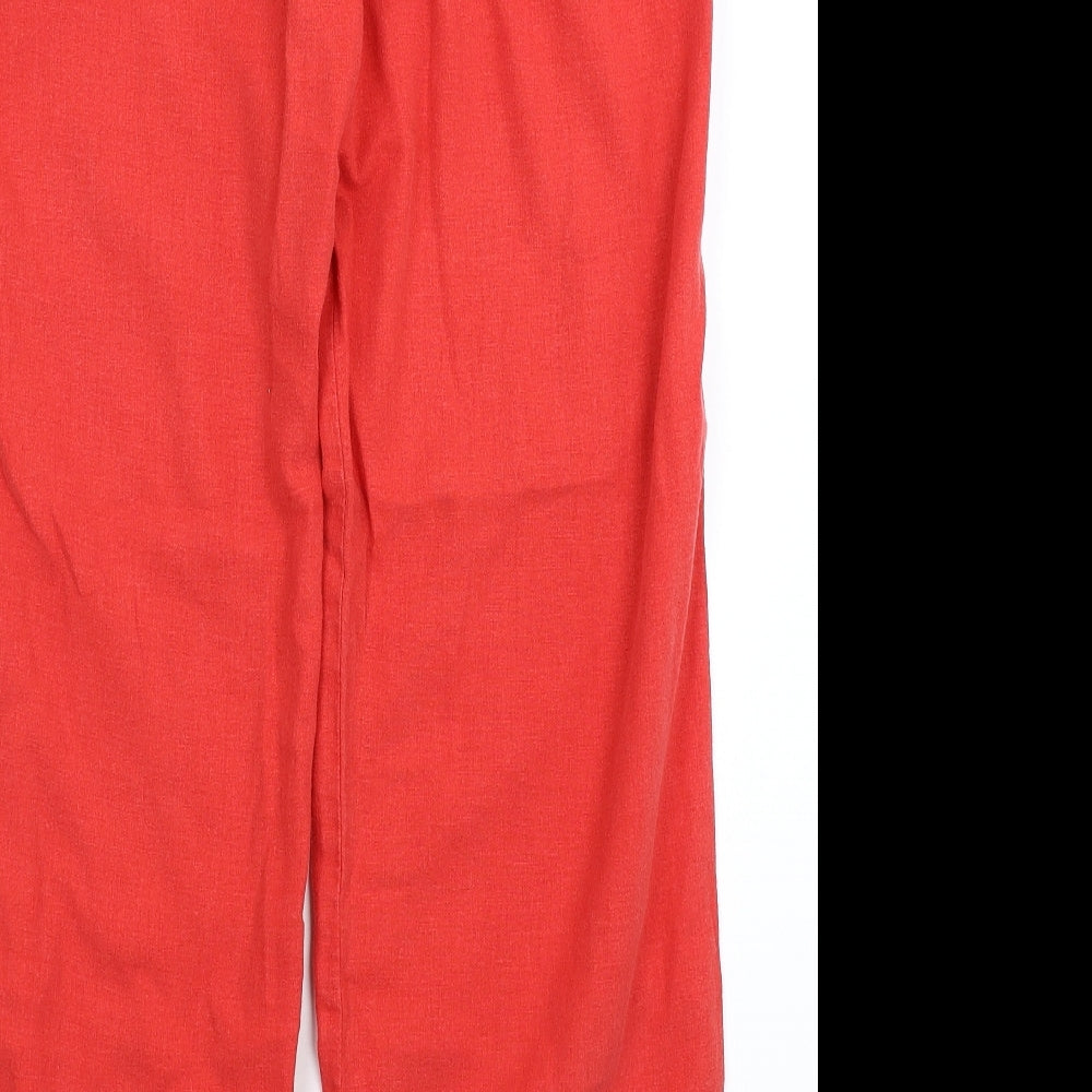 NEXT Womens Red   Trousers  Size 10 L29 in