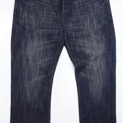 Authentic Mens Blue  Denim Straight Jeans Size 38 L30 in