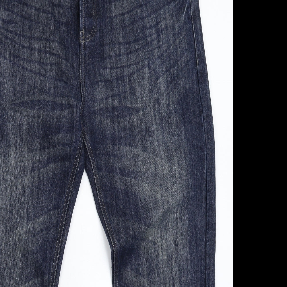 Authentic Mens Blue  Denim Straight Jeans Size 38 L30 in