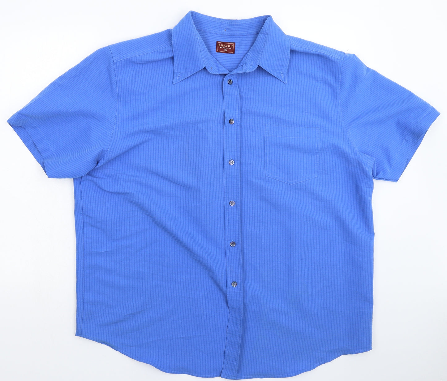 Burton Mens Blue    Button-Up Size XL