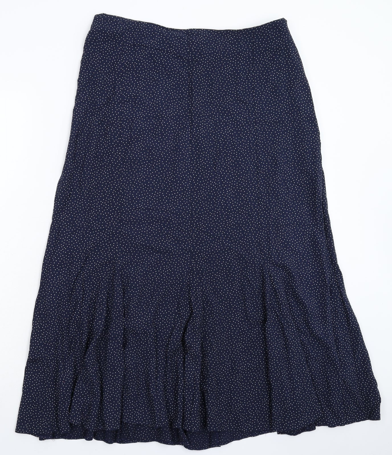 Marks and Spencer Womens Blue Polka Dot  Maxi Skirt Size 12