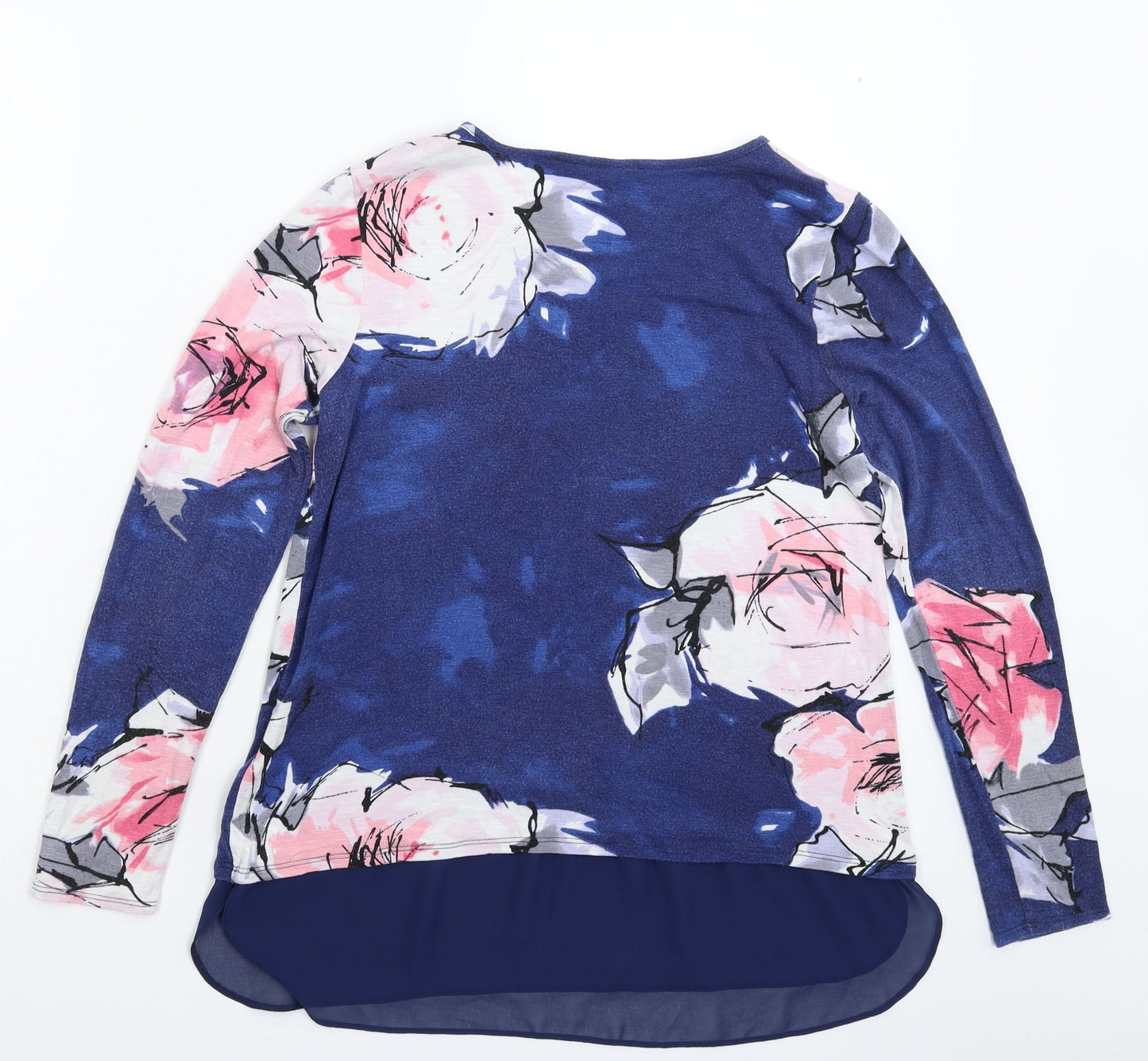 Roman Womens Multicoloured Floral  Basic T-Shirt Size 12