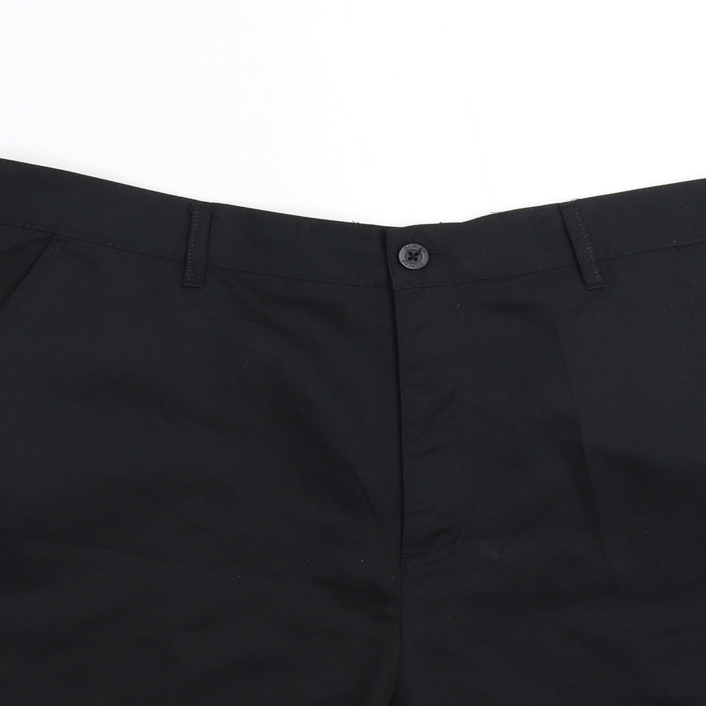 Dunlop Mens Black   Chino Shorts Size 40