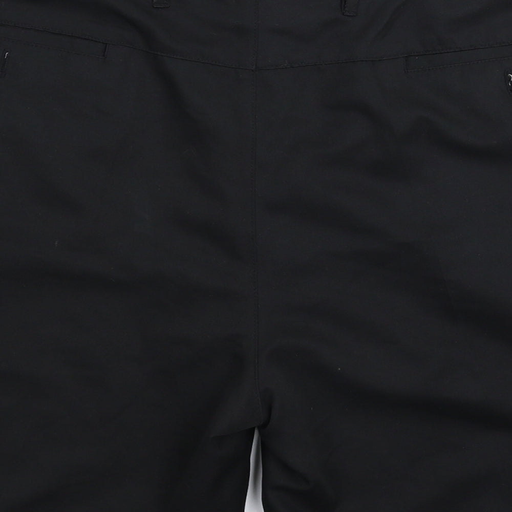 Dunlop Mens Black   Chino Shorts Size 40