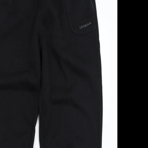 LA Gear Womens Black   Sweatpants Trousers Size 14 L28 in
