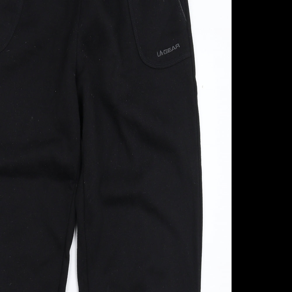 LA Gear Womens Black   Sweatpants Trousers Size 14 L28 in