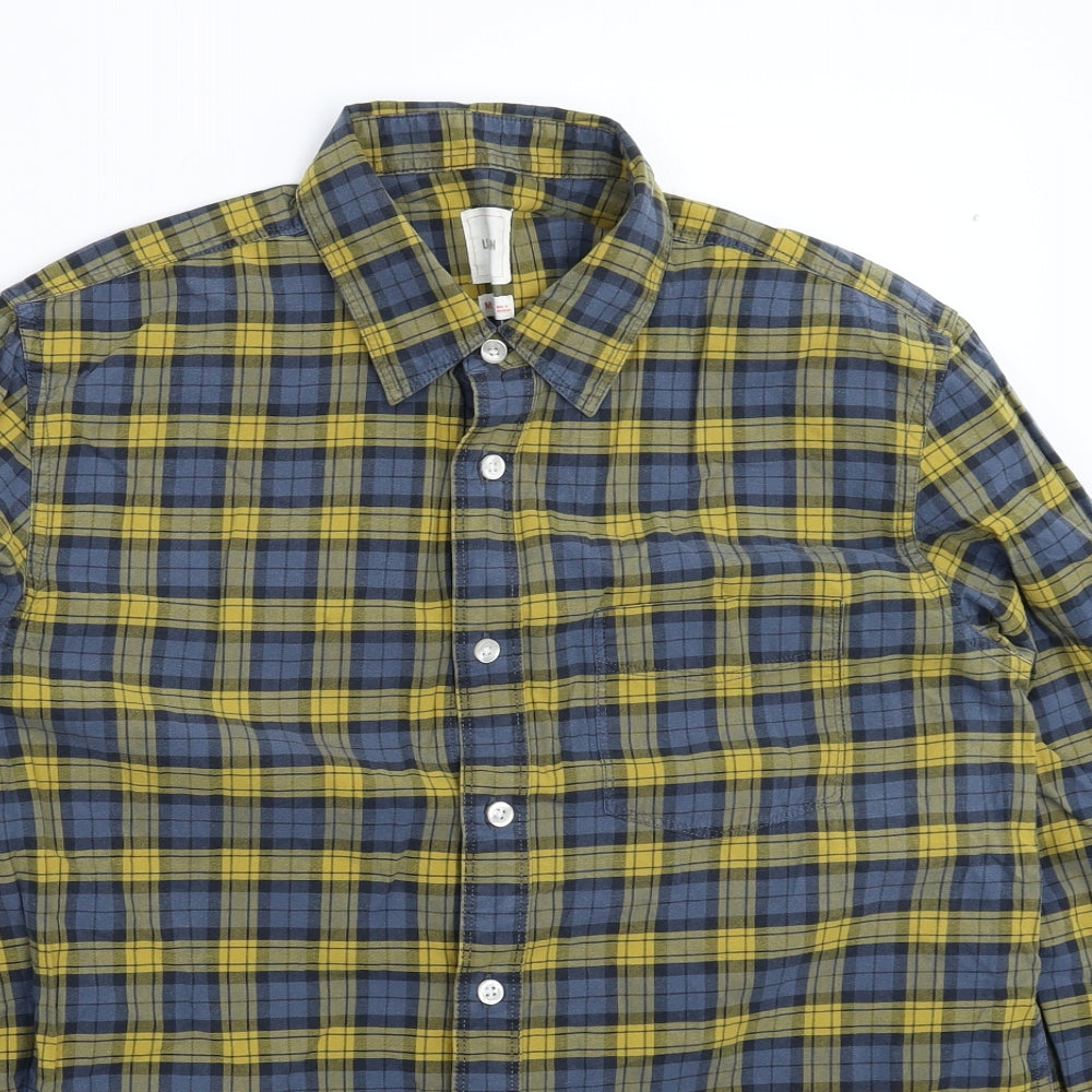 Gap Mens Multicoloured Check   Button-Up Size M