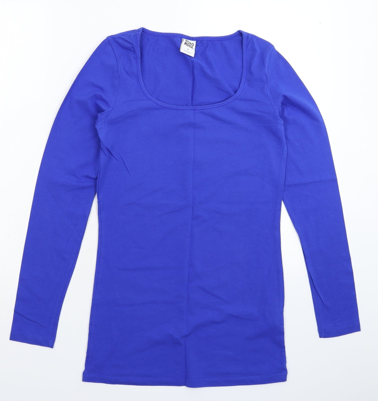 VERO MODA Womens Blue   Basic T-Shirt Size M