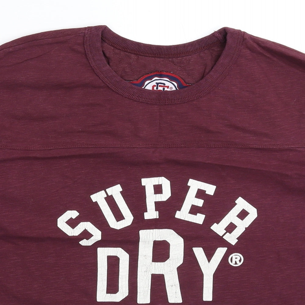 Superdry Mens Brown    T-Shirt Size M