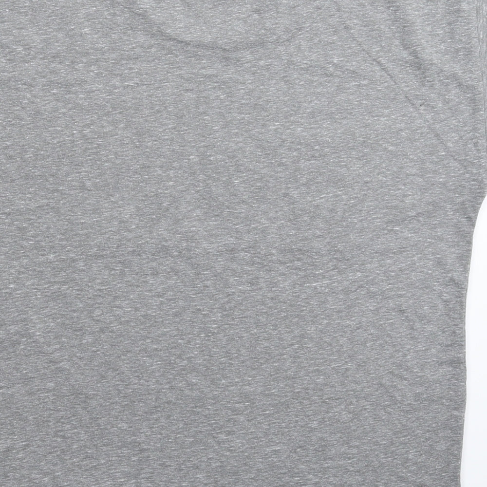 Jack Wills Womens Grey   Basic T-Shirt Size 12