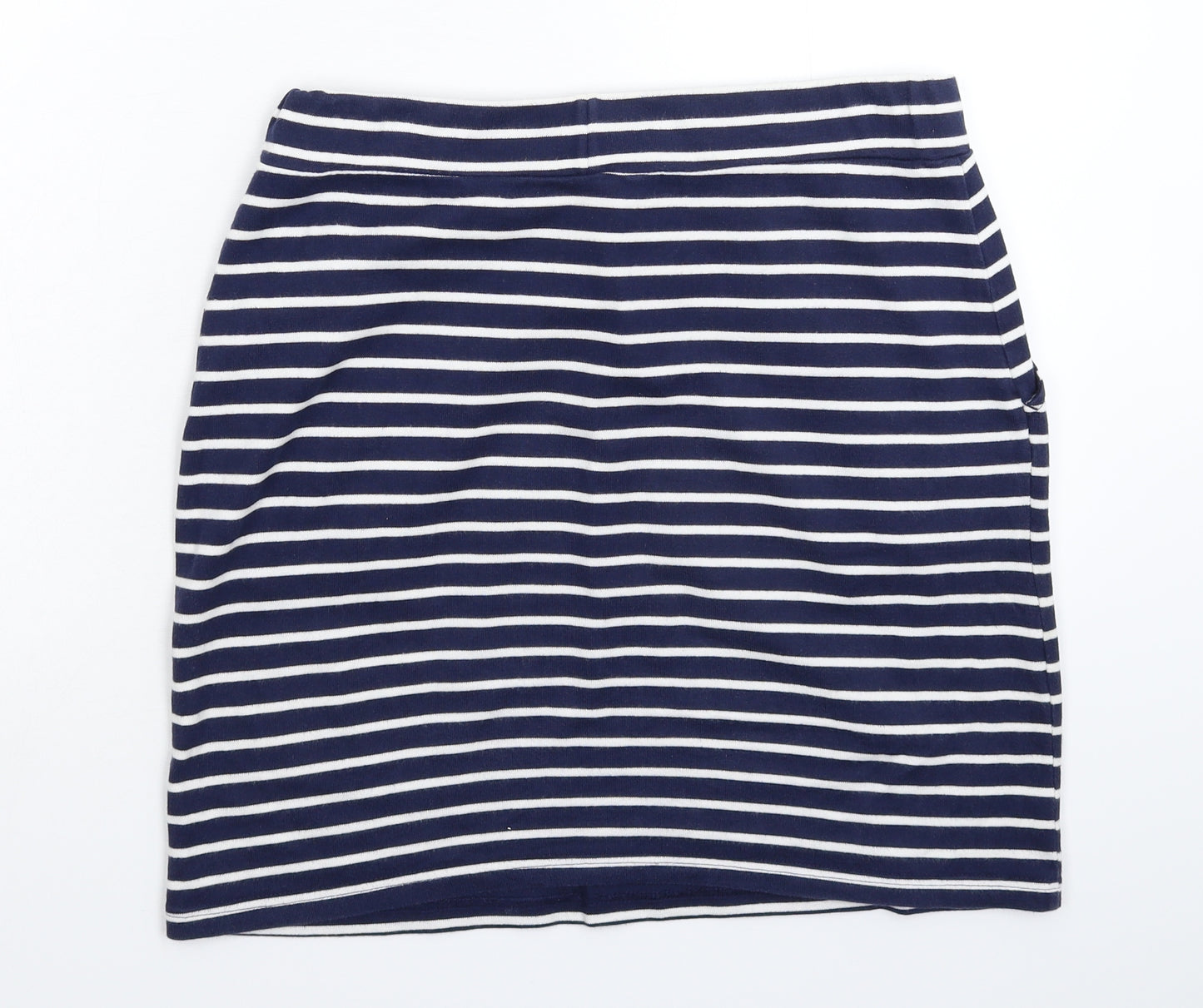 Joules Womens Blue Striped  Mini Skirt Size 12