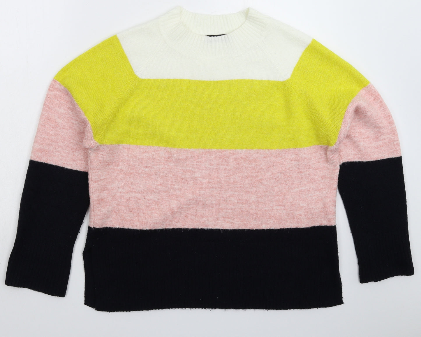 F&F Womens Multicoloured  Knit Pullover Jumper Size 14