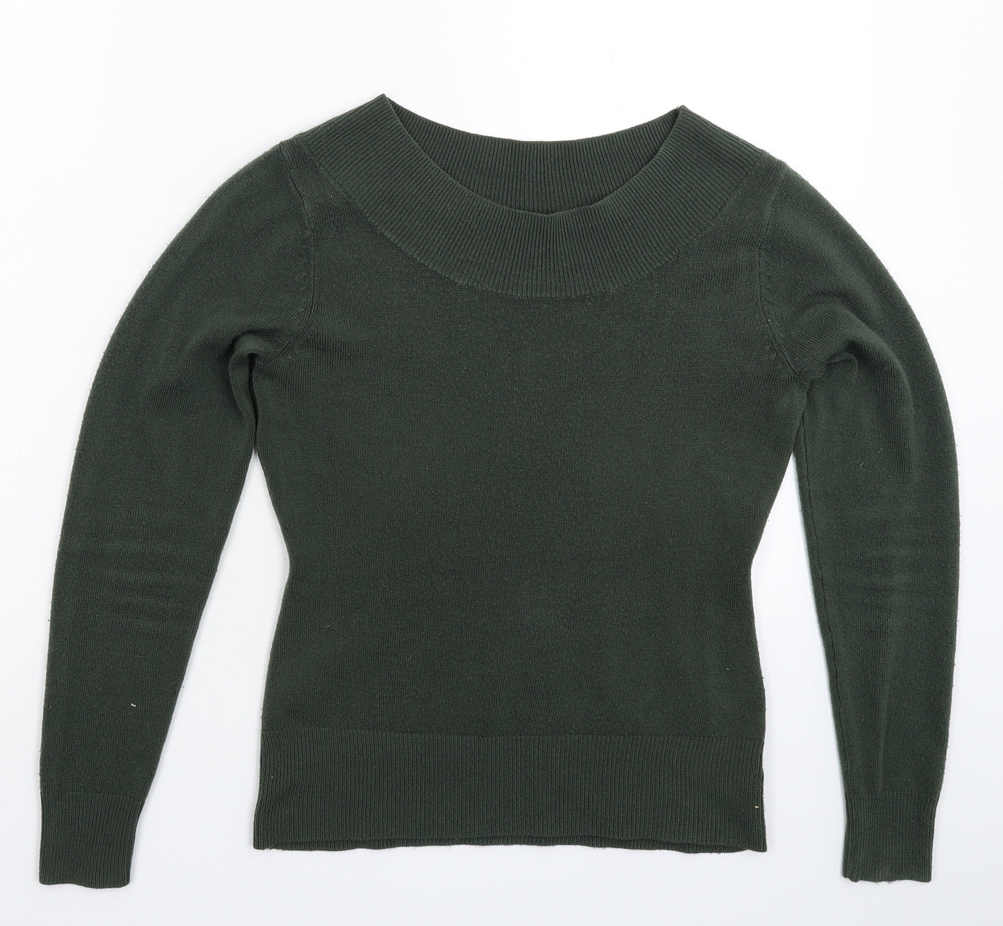 F&F Womens Green  Knit Pullover Jumper Size 10