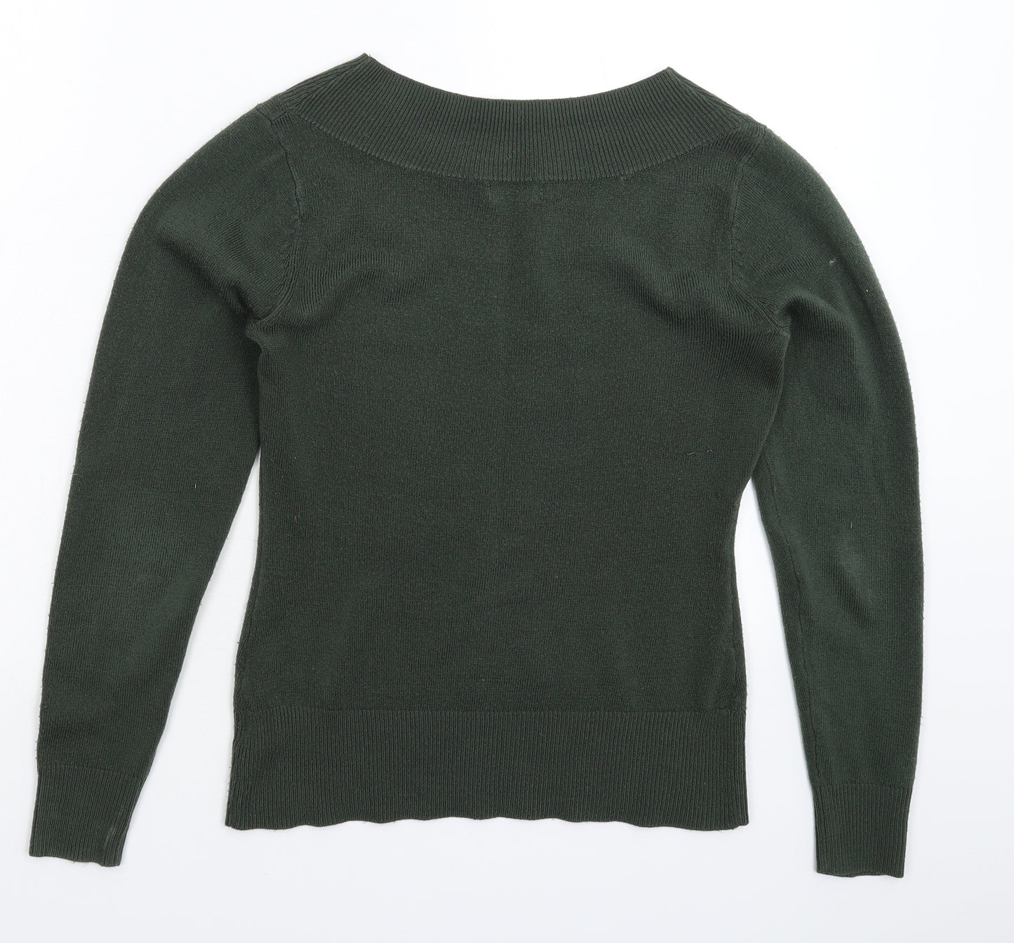 F&F Womens Green  Knit Pullover Jumper Size 10