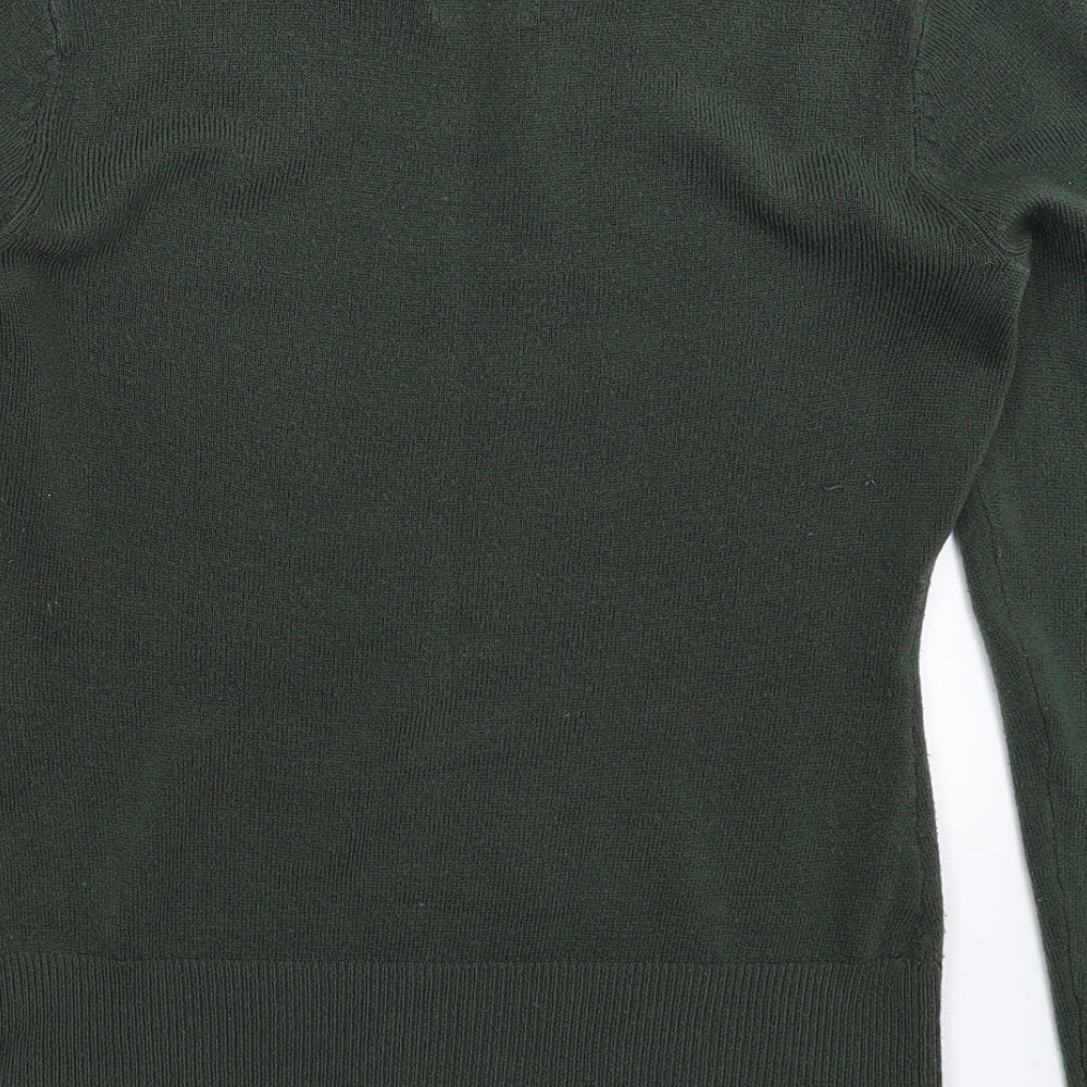 F&F Womens Green  Knit Pullover Jumper Size 10