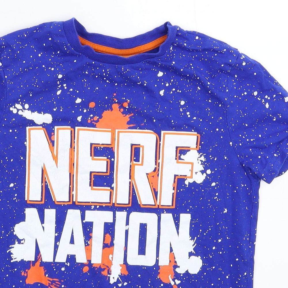 George Boys Blue   Basic T-Shirt Size 9-10 Years