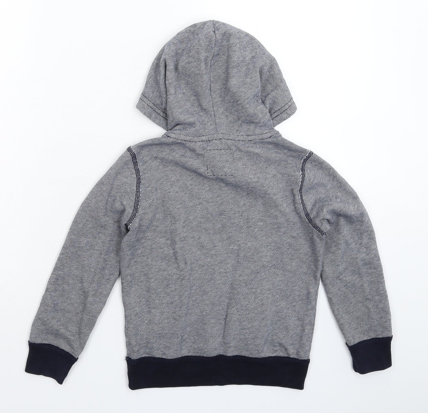 abercrombie kids Boys Blue Striped  Pullover Hoodie Size 5-6 Years