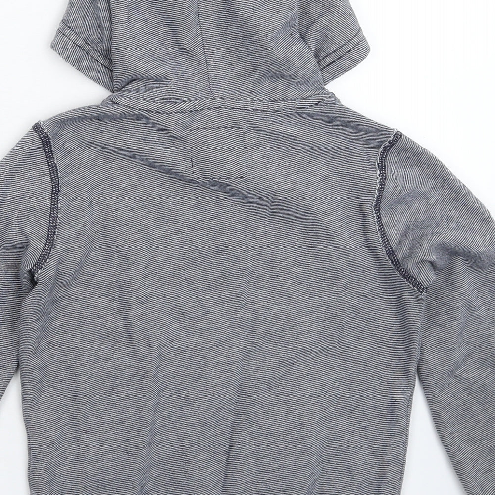 abercrombie kids Boys Blue Striped  Pullover Hoodie Size 5-6 Years