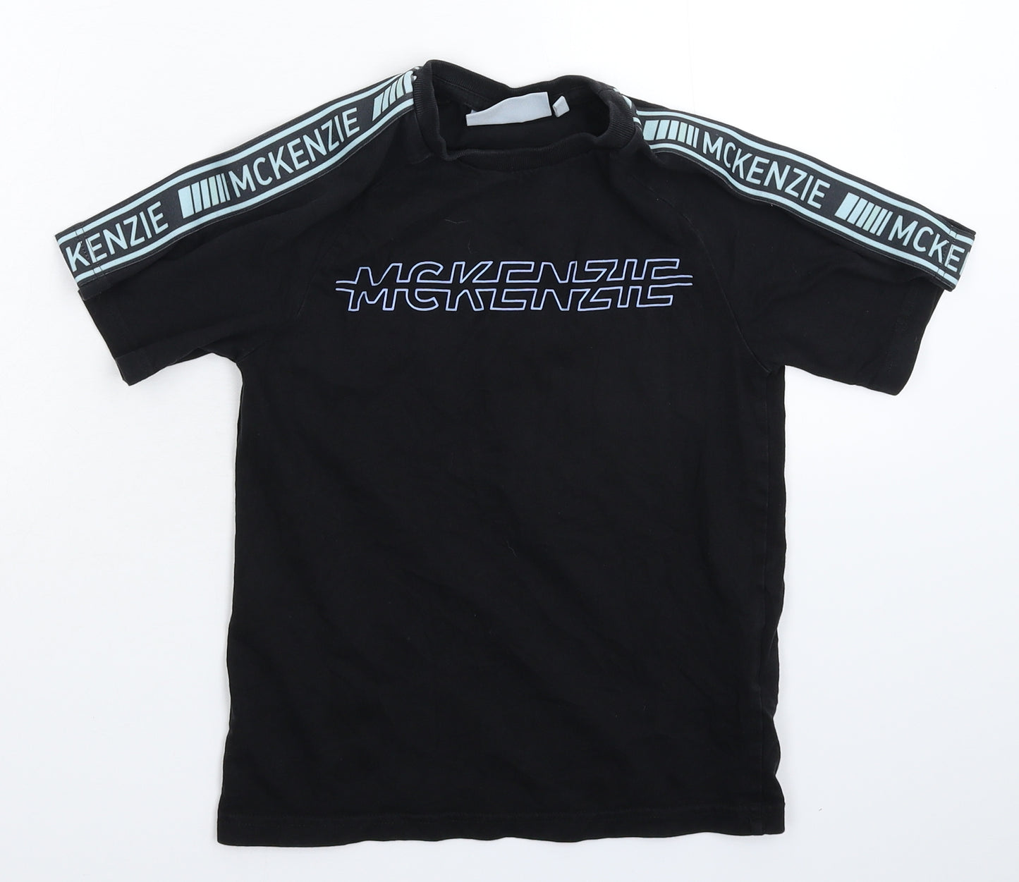 McKenzie Boys Black   Basic T-Shirt Size 11-12 Years