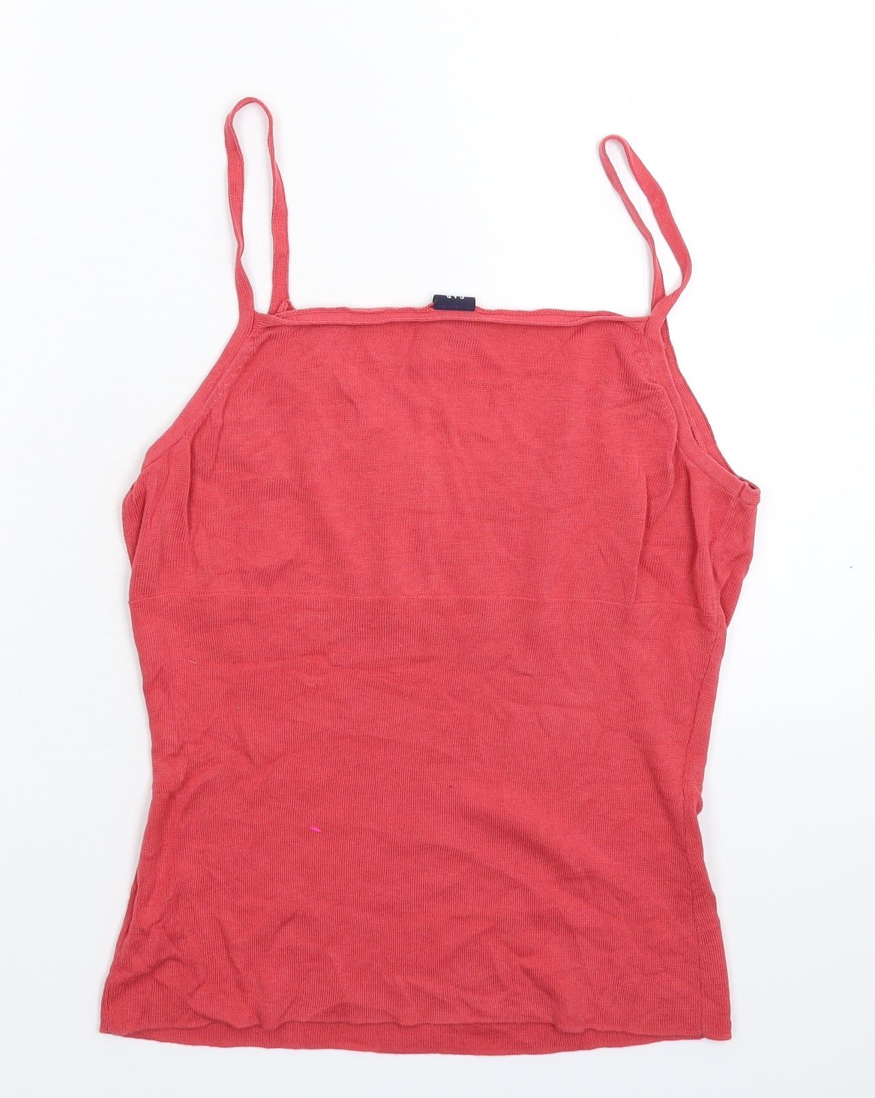 Gap Womens Pink  Knit Basic Tank Size L