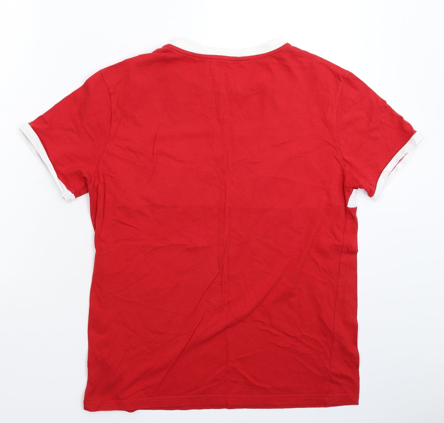 Tommy Hilfiger Mens Red    T-Shirt Size S